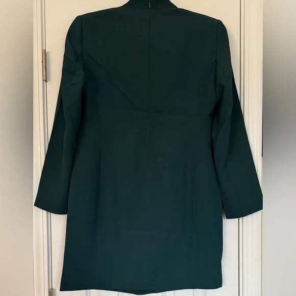 NWT Ann Taylor Forest Green Double-Breasted Blazer Dress